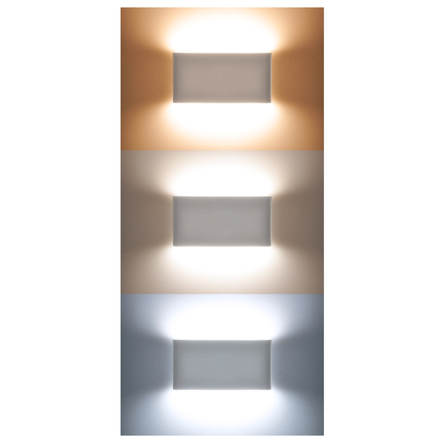 Solight WO800-B- Aplique LED de exterior MODENA LED/12W/230V IP54 negro