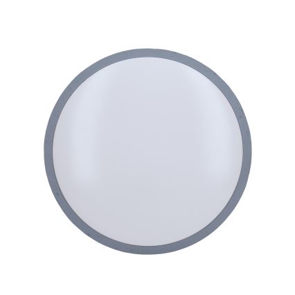 Plafón LED regulable GREY LED/48W/230V 3000-6500K gris diá. 38 cm + control remoto