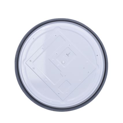 Plafón LED regulable GREY LED/48W/230V 3000-6500K gris diá. 38 cm + control remoto