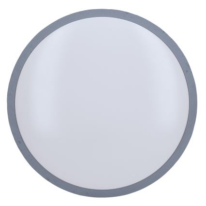 Plafón LED regulable GREY LED/60W/230V 3000-6500K gris diá. 49 cm + control remoto