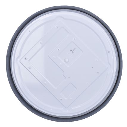 Plafón LED regulable GREY LED/60W/230V 3000-6500K gris diá. 49 cm + control remoto