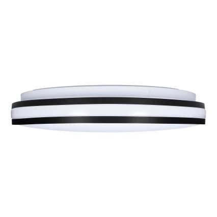 Plafón LED regulable LASKOS LED/48W/230V 3000-6500K negro + control remoto