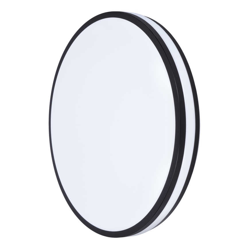 Plafón LED regulable LASKOS LED/48W/230V 3000-6500K negro + control remoto