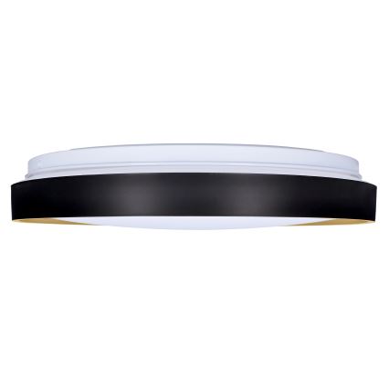 Plafón LED regulable CALA LED/48W/230V 3000-6500K negro/dorado + control remoto