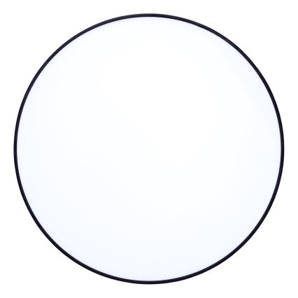 Plafón LED regulable PENLEY LED/48W/230V 3000-6500K diá. 40 cm negro + control remoto