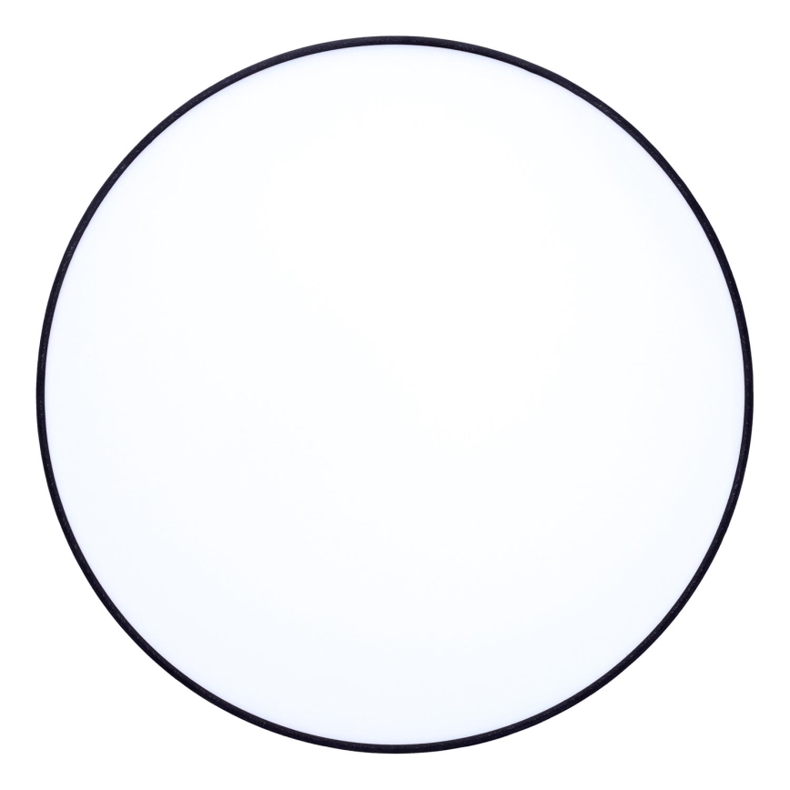 Plafón LED regulable PENLEY LED/48W/230V 3000-6500K diá. 40 cm negro + control remoto