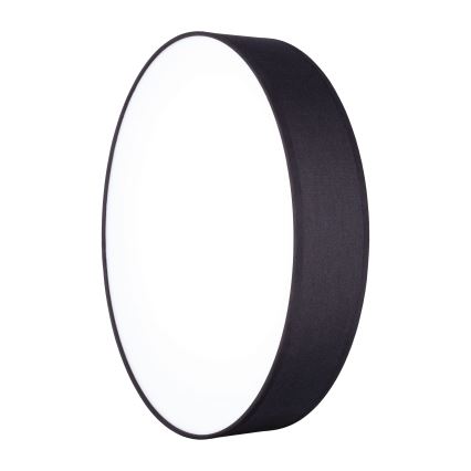 Plafón LED regulable PENLEY LED/48W/230V 3000-6500K diá. 40 cm negro + control remoto