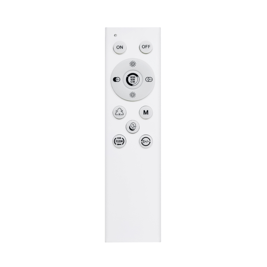 Plafón LED RGB regulable FLOCO LED/30W/230V 3000-6500K + RGB/6W diá. 40cm + control remoto