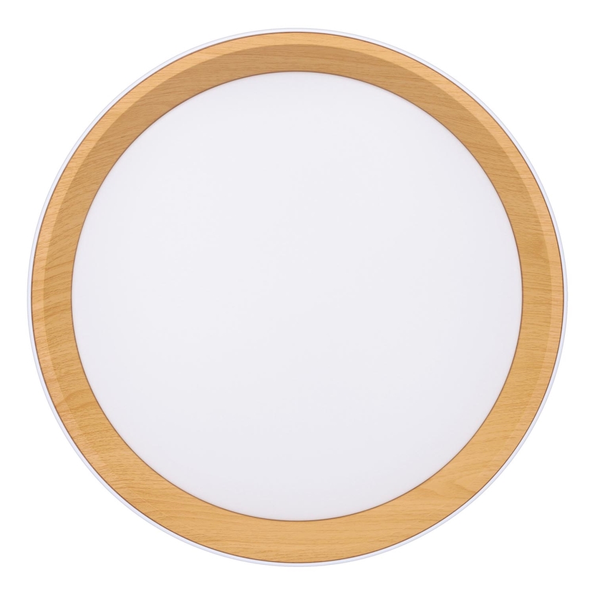 Plafón LED regulable LARIOS LED/48W/230V 3000-6500K diá. 39 cm blanco + control remoto