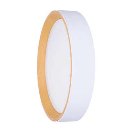 Plafón LED regulable LARIOS LED/48W/230V 3000-6500K diá. 39 cm blanco + control remoto