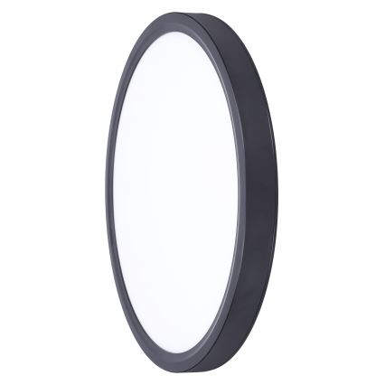 Plafón LED regulable ESTELA LED/36W/230V diá. 30 cm negro + control remoto