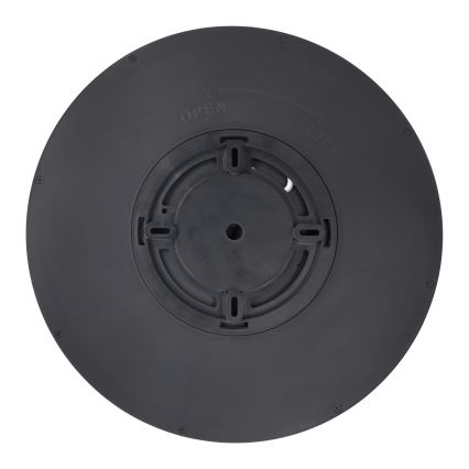 Plafón LED regulable ESTELA LED/36W/230V diá. 30 cm negro + control remoto