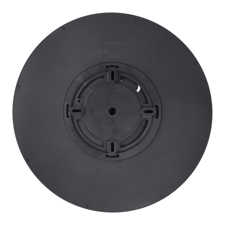 Plafón LED regulable ESTELA LED/36W/230V diá. 30 cm negro + control remoto