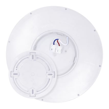 Plafón LED regulable ESTELA LED/36W/230V diá. 30 cm blanco + control remoto