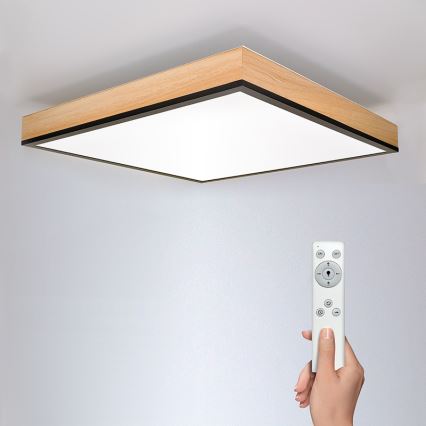 Plafón LED regulable LED/40W/230V 3000-6500K + mando a distancia