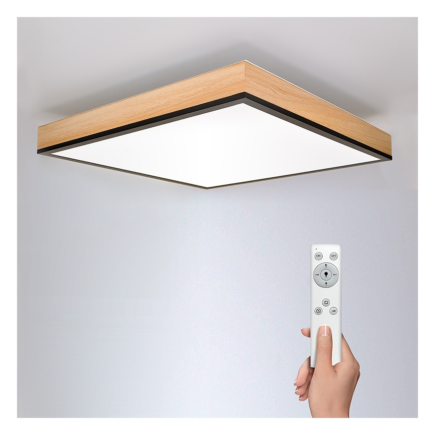 Plafón LED regulable LED/40W/230V 3000-6500K + mando a distancia