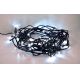 Cadena LED navideña exterior 100xLED/8 funciones IP44 13m blanco frío