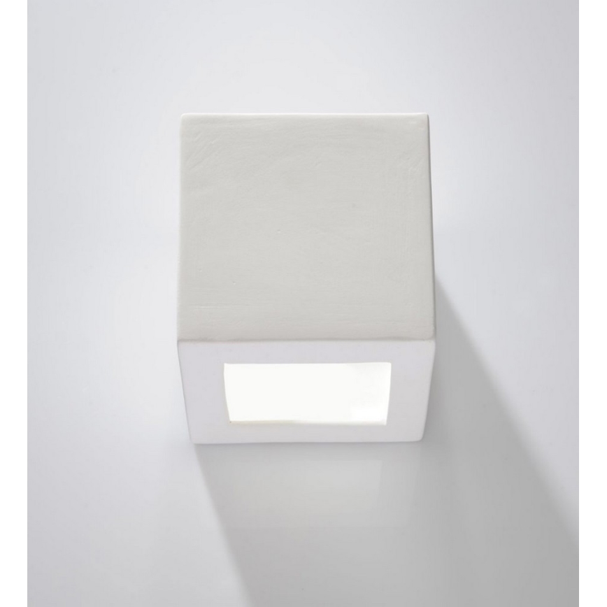 Aplique LEO 1xE27/60W/230V blanco