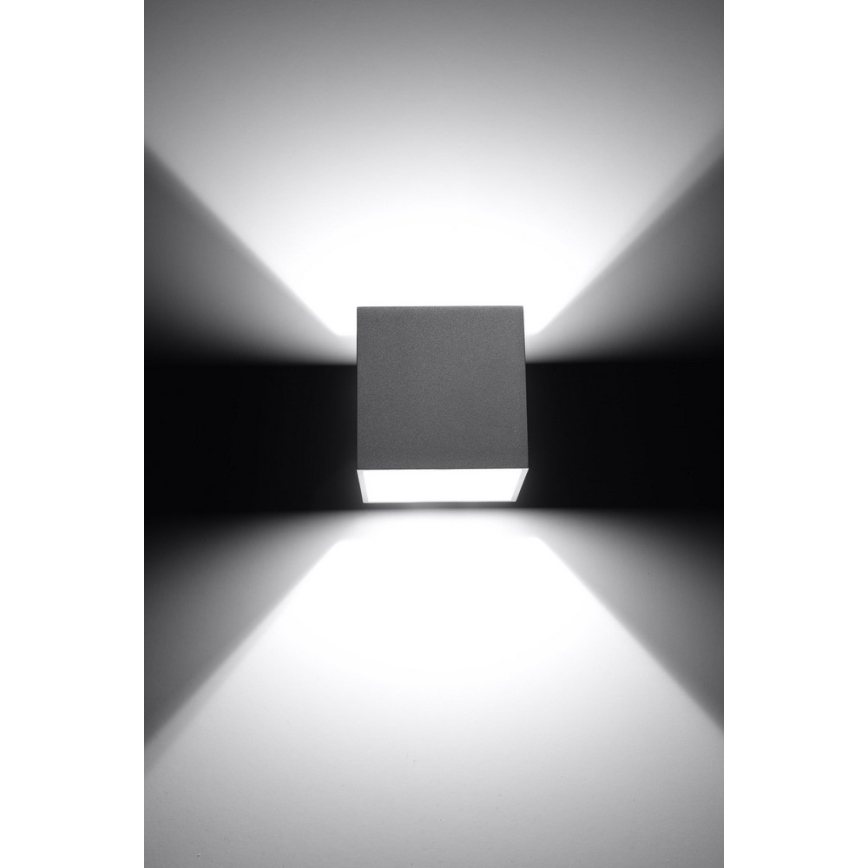 Foco de pared QUAD 1 1xG9/8W/230V gris