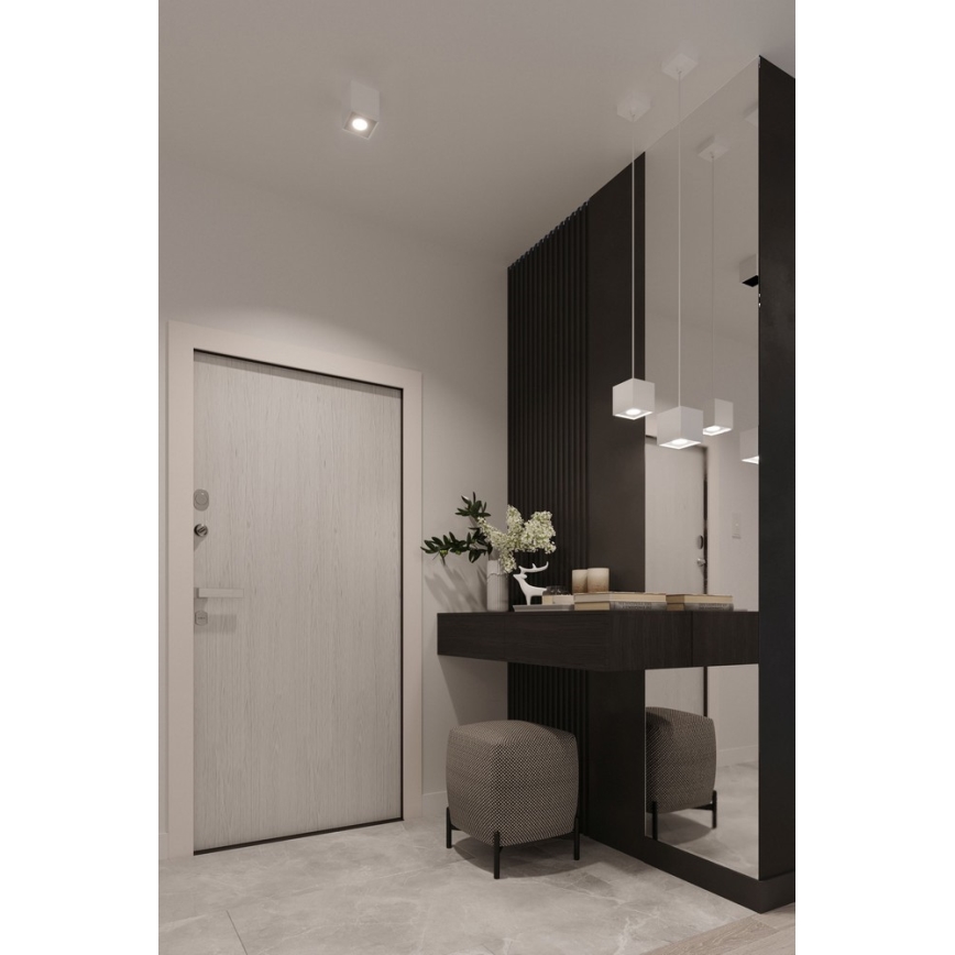 Foco de pared QUAD 1 1xG9/8W/230V blanco