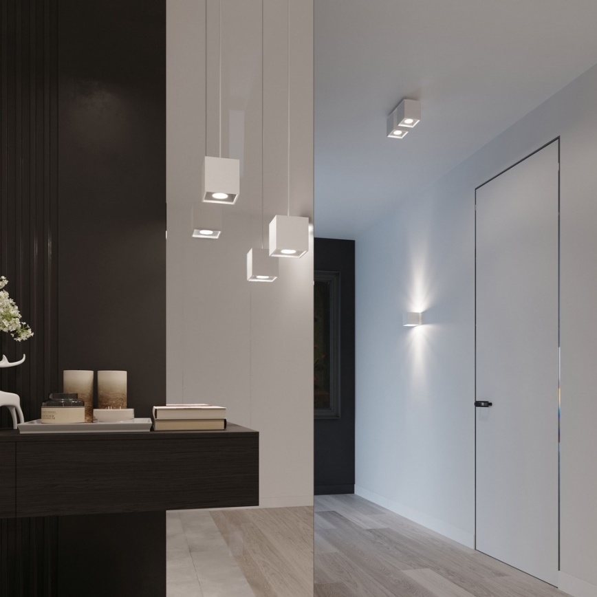 Foco de pared QUAD 1 1xG9/8W/230V blanco