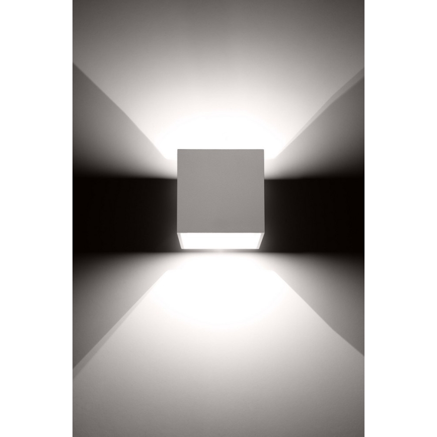 Foco de pared QUAD 1 1xG9/8W/230V blanco