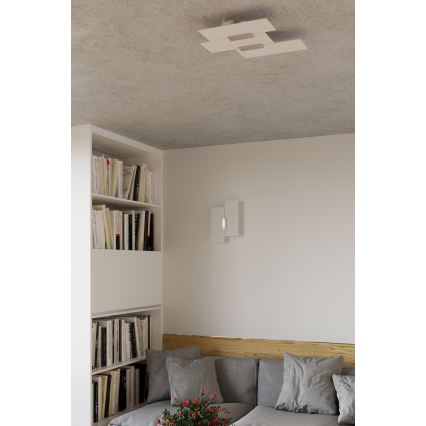 Plafón FABIANO 3xE27/60W/230V blanco/cromo