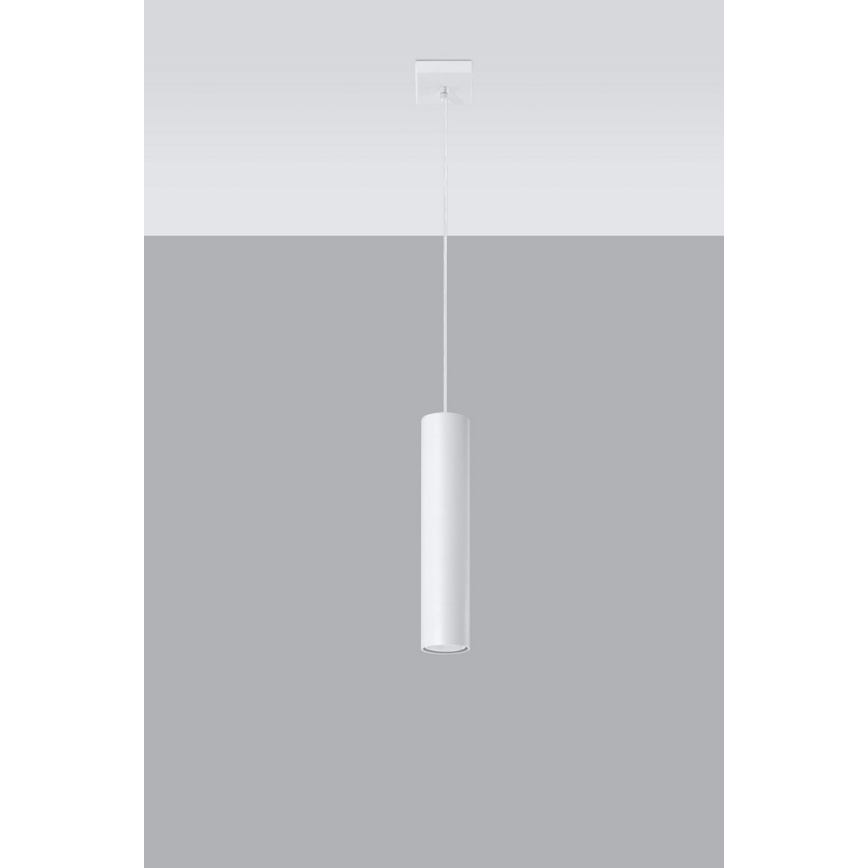 Lámpara colgante LAGOS 1 1xGU10/10W/230V blanco