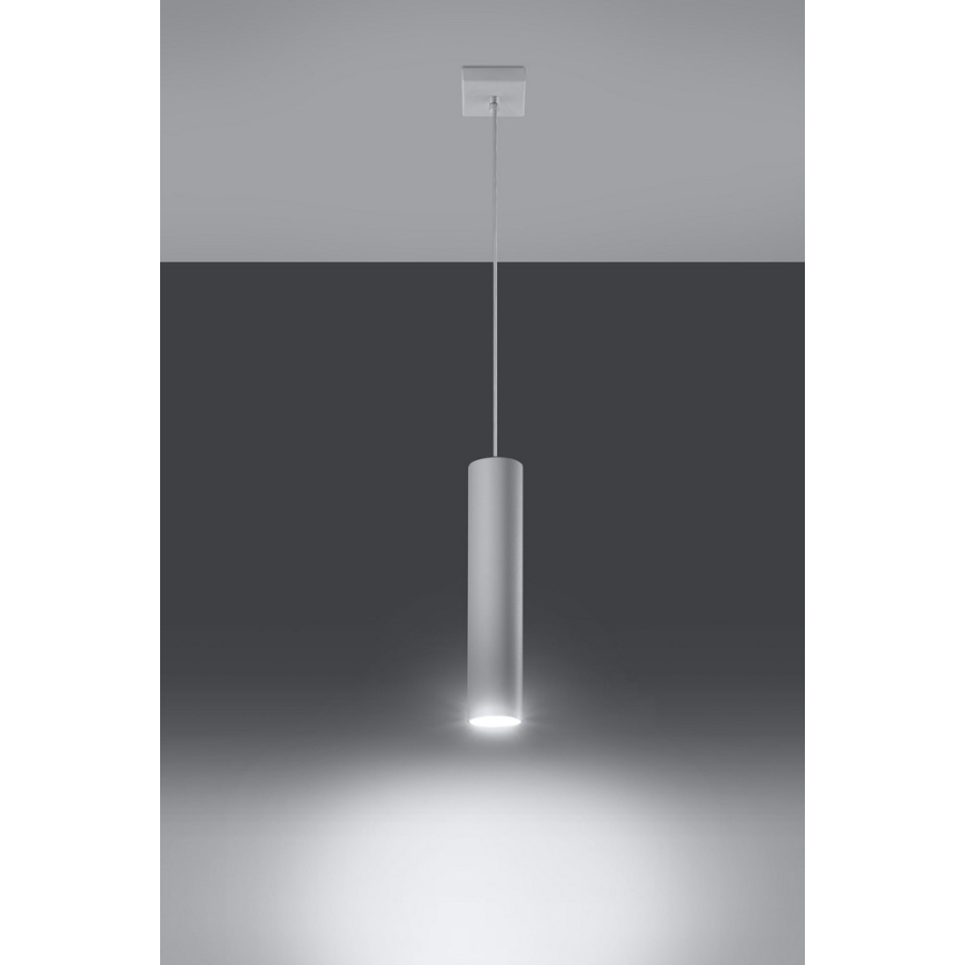 Lámpara colgante LAGOS 1 1xGU10/10W/230V blanco