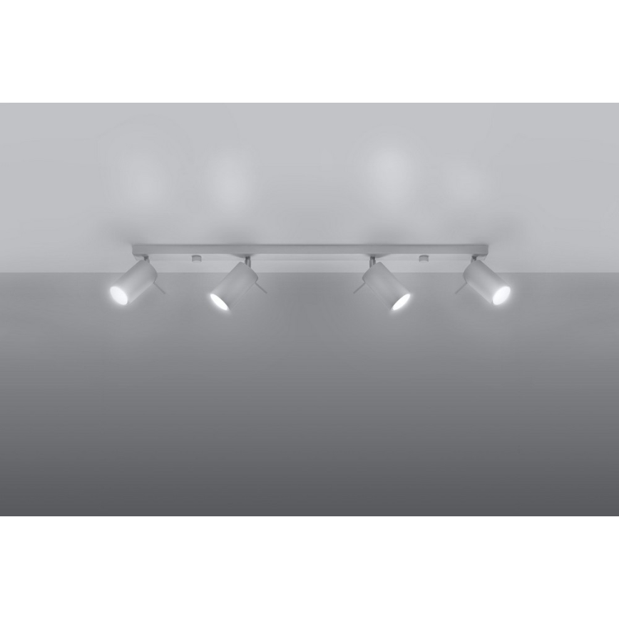 Foco RING 4L 4xGU10/10W/230V blanco