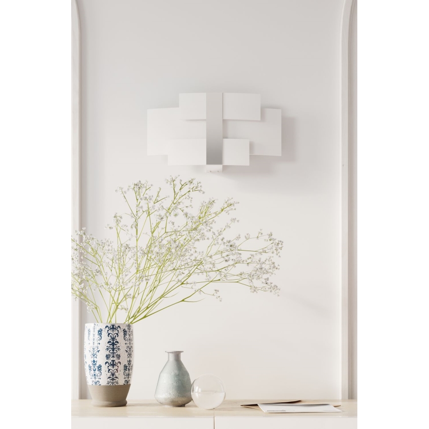 Aplique CELIA 2xG9/40W/230V cromo brillante/blanco