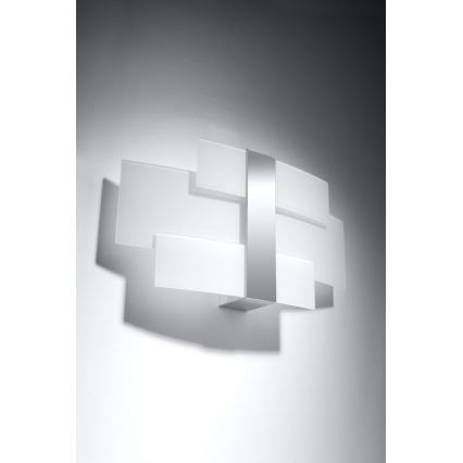 Aplique CELIA 2xG9/40W/230V cromo brillante/blanco