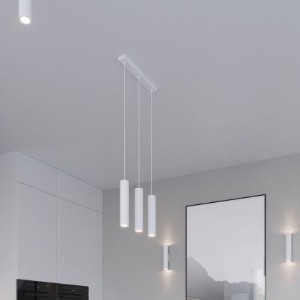 Plafón LAGOS 1xGU10/40W/230V blanco