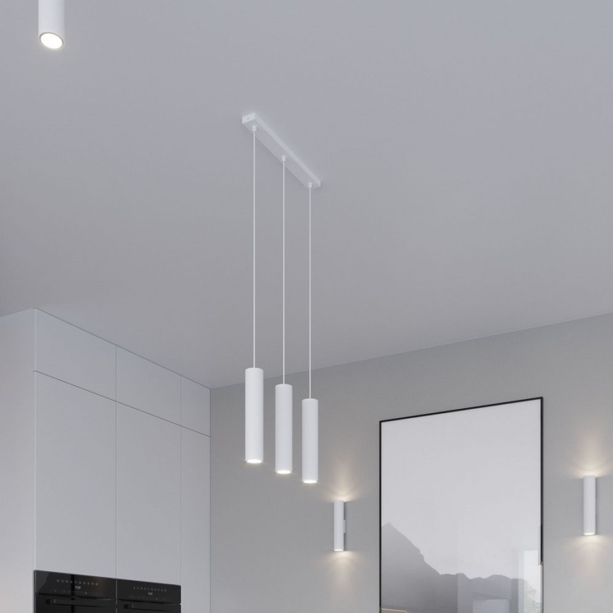 Plafón LAGOS 1xGU10/40W/230V blanco