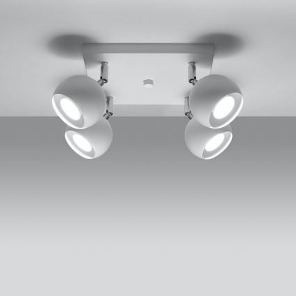 Foco de techo OCULARE 4xGU10/10W/230V