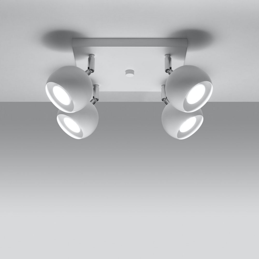 Foco de techo OCULARE 4xGU10/10W/230V