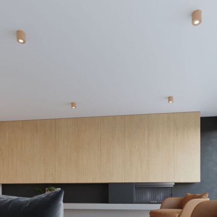 Plafón ORBIS 1xGU10/40W/230V madera
