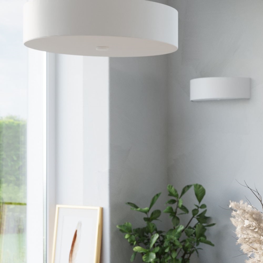 Plafón SKALA 3xE27/60W/230V diá. 30 cm blanco