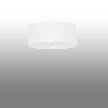 Plafón SKALA 3xE27/60W/230V diá. 30 cm blanco
