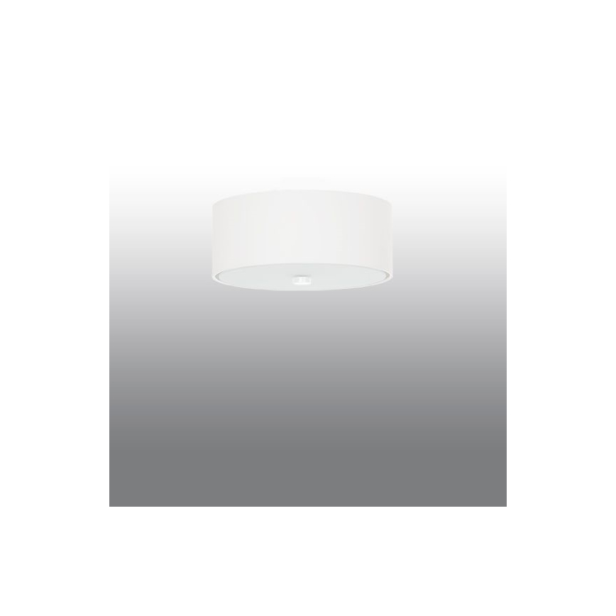 Plafón SKALA 3xE27/60W/230V diá. 30 cm blanco