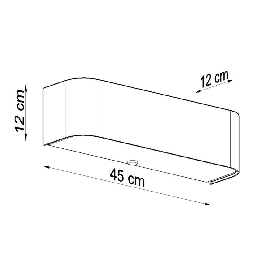 Aplique LOKKO 2xE14/60W/230V blanco