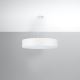 Lámpara colgante SKALA 5xE27/60W/230V diámetro 60 cm blanco