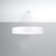 Lámpara colgante SKALA 6xE27/60W/230V diámetro 90 cm blanco