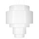 Lámpara colgante REFLEXION 7xE27/60W/230V diámetro 80 cm blanco