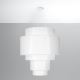 Lámpara colgante REFLEXION 7xE27/60W/230V diámetro 80 cm blanco
