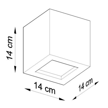 Aplique LEO 1xE27/60W/230V gris