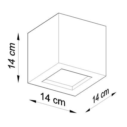 Aplique LEO 1xE27/60W/230V negro