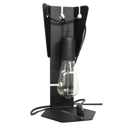 Lámpara de mesa ARBY 1xE27/60W/230V negro