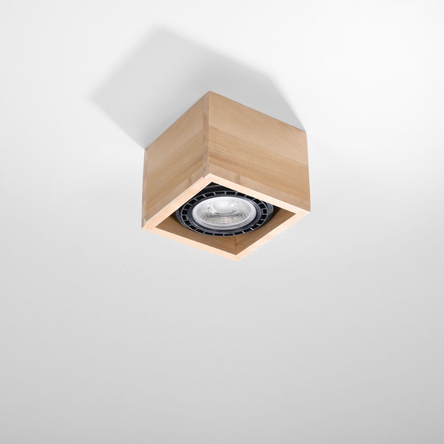 Plafón QUATRO AR111 1xGU10/40W/230V haya