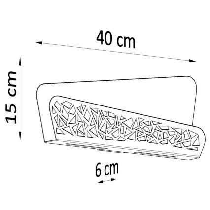 Aplique ALIZA 2xG9/40W/230V